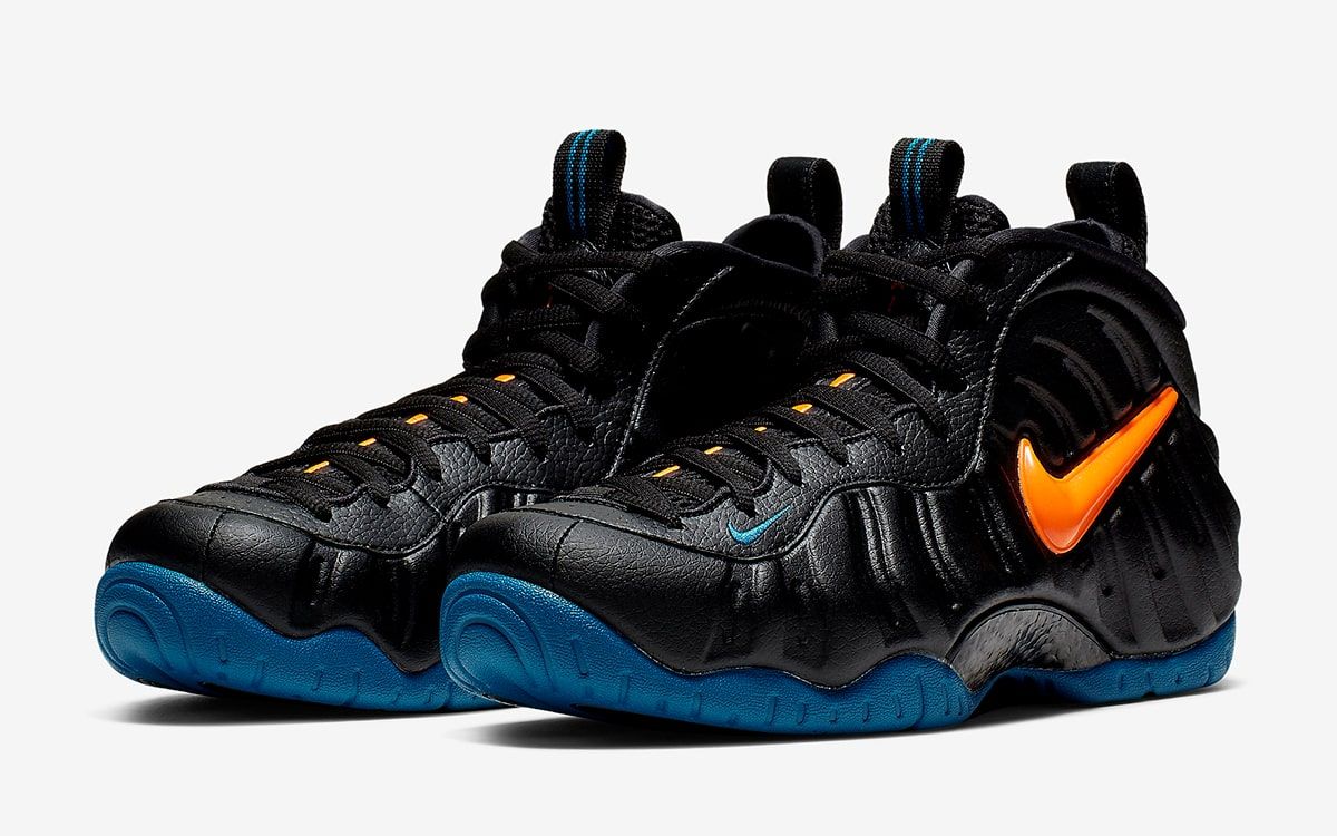 Foamposite sale black orange