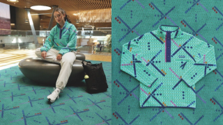 Columbia Turns Portland’s PDX Airport Carpet Into a Fleece Jacket