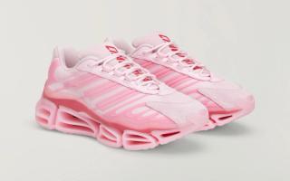 Willy Chavarria x adidas Megaride AG "Clear Pink" (SKU: KI7006). Photo via adidas.