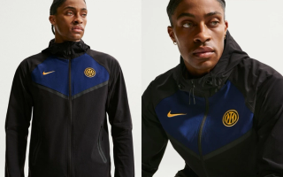 Inter Milan 26/27 Nike Tech Woven Windrunner Jacket. Photo via Inter Milan.