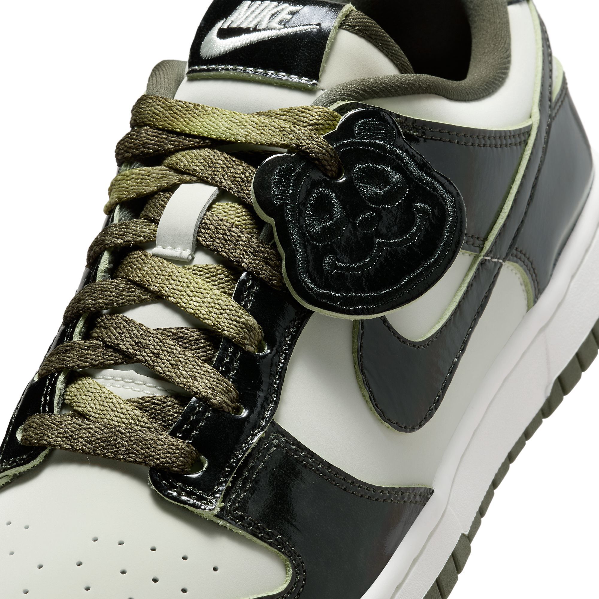 Olive-Colored Patent Leather Joins the Nike Dunk Low 