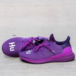 pharrell williams x adidas brand solar glide hu purple release date info 2