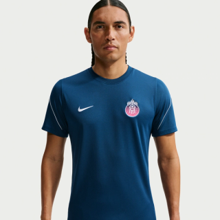 Chivas de Guadalajara Nike Football Strike Short-Sleeve Top "Brave Blue" (SKU: IU7739-477). Photo via Nike.