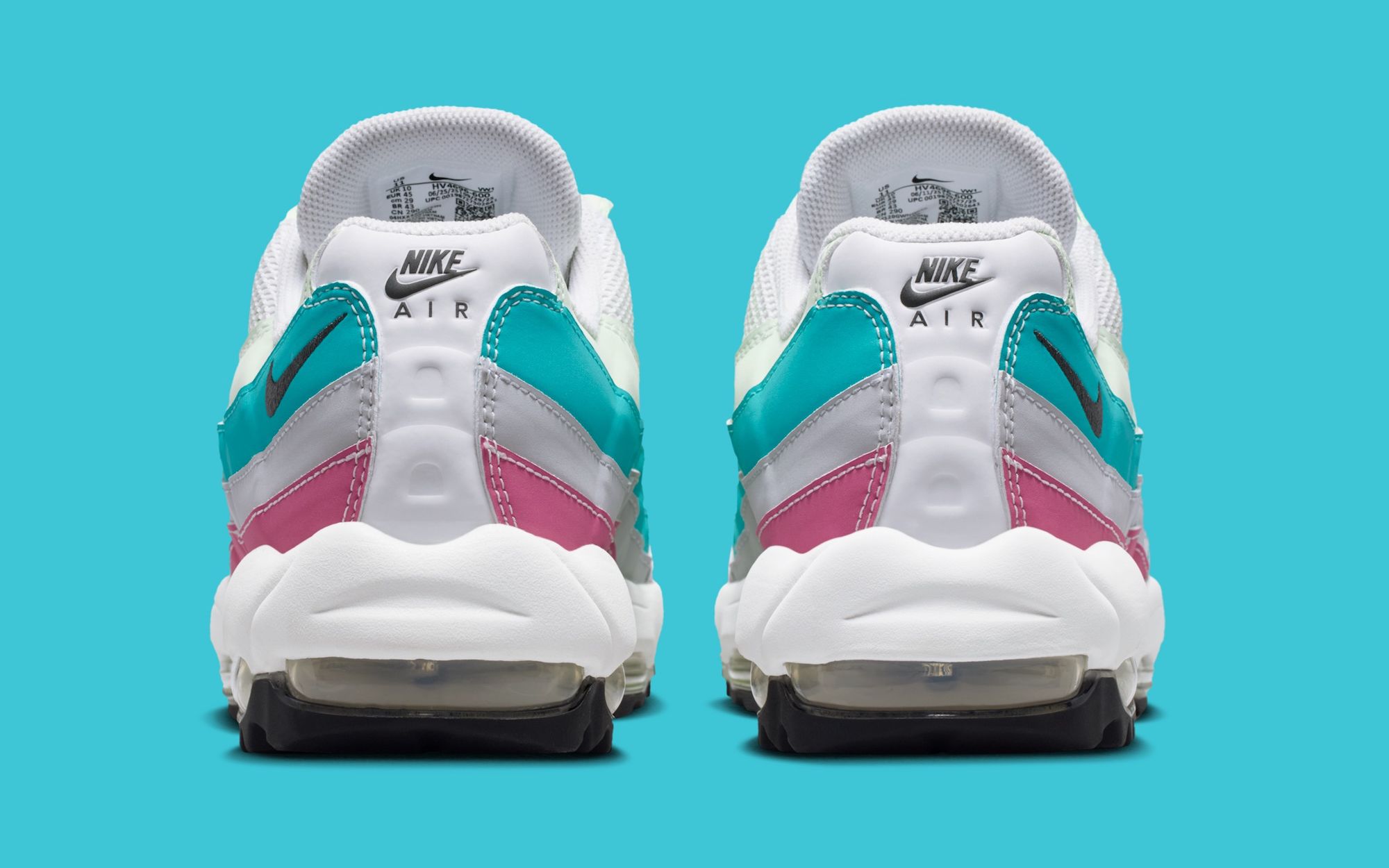 air max 95 trainers mystic stone pink bone lucky green