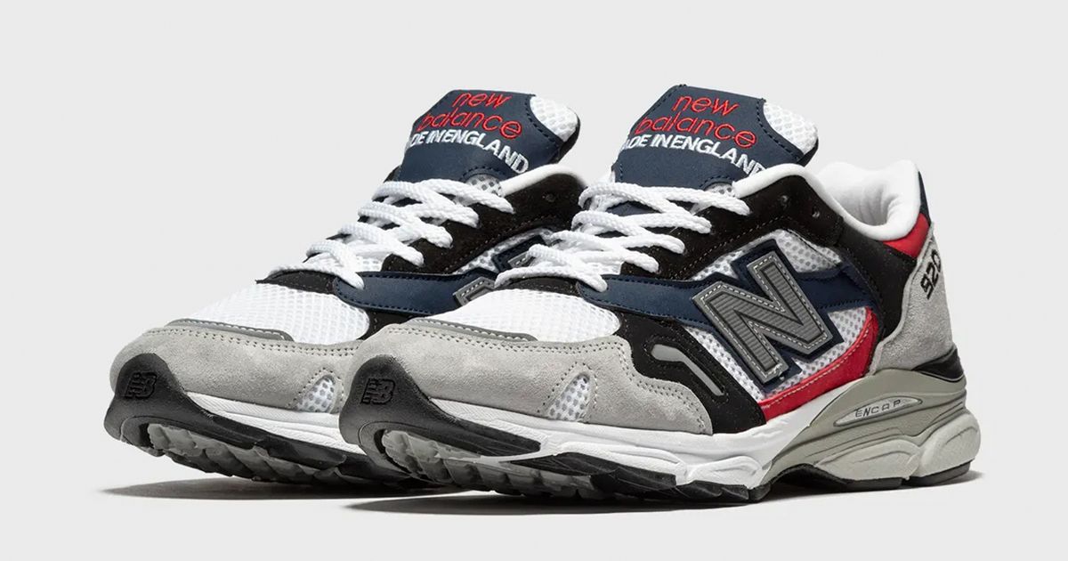 Available Now // New Balance 920 in Grey, Navy and Red | House of 