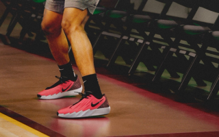 Ja Morant wearing the Nike Twelve Time in a "Solar" colorway. Photo via Nike.