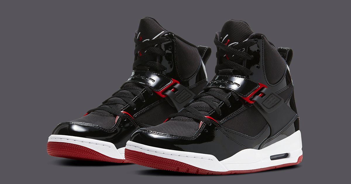 Nike Air Jordan Flight 45 High Bred Mens Size 13 Black Varsity Red White Sneaker Air Jordan flight 45 high bred 14 (47) | Mercari main image 2