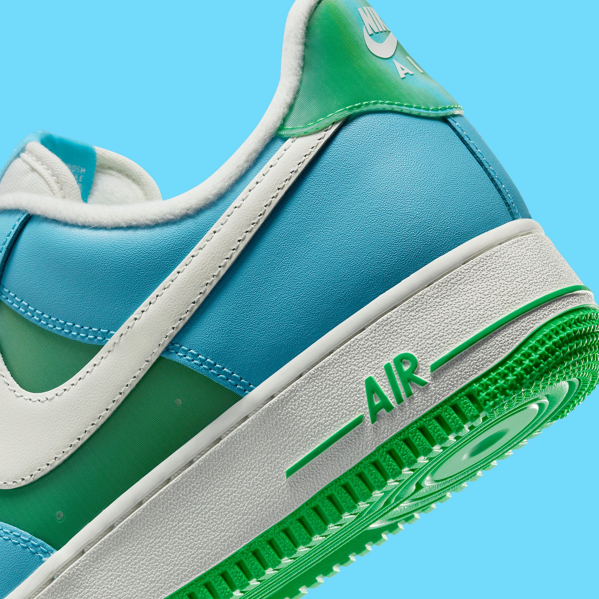 Nike air force 1 hotsell blue green