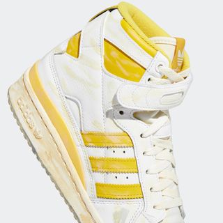 adidas forum 84 high worn white yellow gz6468 7