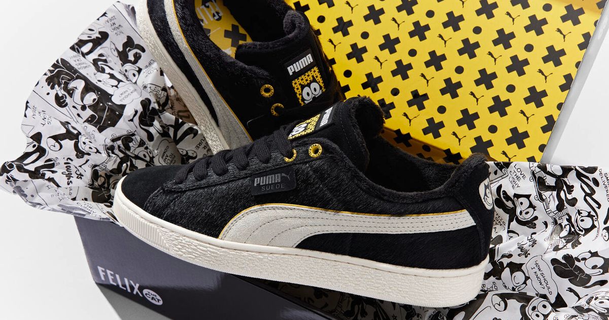 PUMA Suede Felix The Cat  Sneaker Black Shoes 398798 01 RARE! Men\'s Size 10 Available Now: Felix the Cat x Puma Suede | House of Heat° main image 4