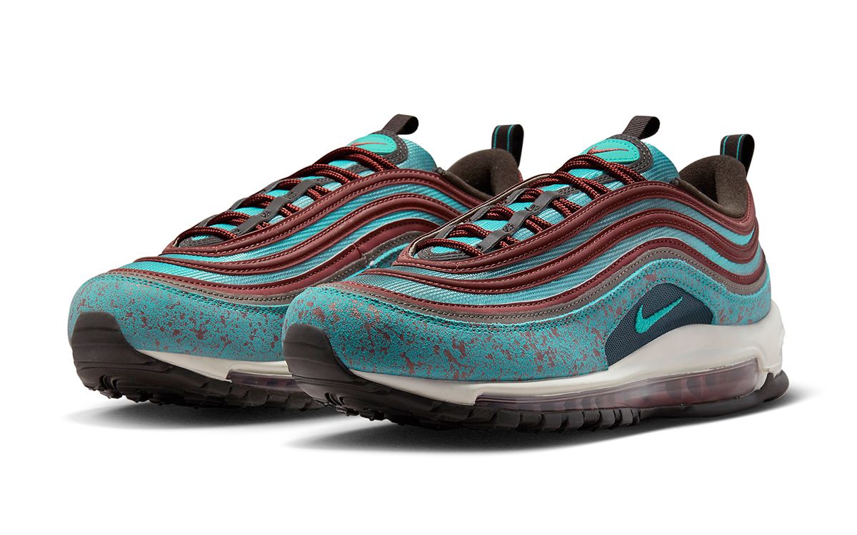 purple and turquoise air max 97