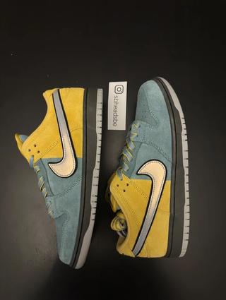 nike sb dunk low pro premium split lightening grey turquoise ib6206 700 1