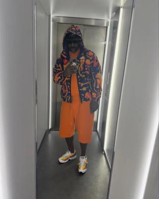 Guillaume Schmidt wearing the Patta x Netherlands "Unmatched Pre-Match" Nike Jacket.
