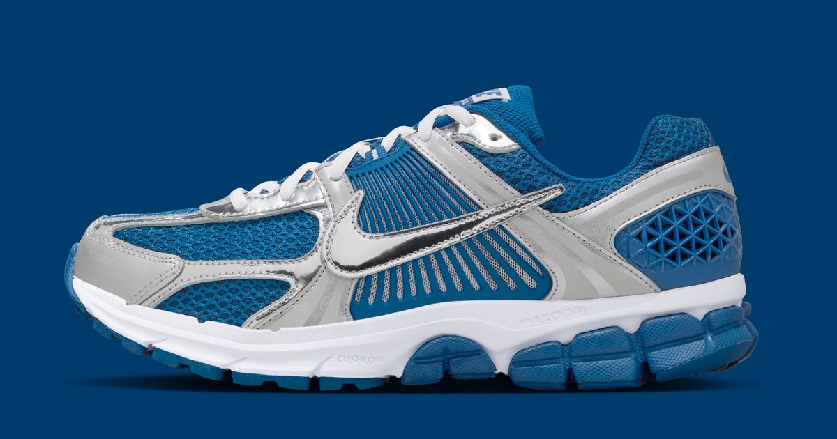 "Court Blue" Panels Pop on Nike's Vomero 5