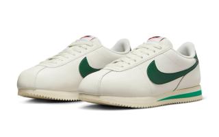 The Nike Cortez Surfaces in Sail and Gorge Green