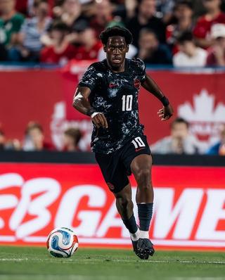 Jonathan David wearing adidas Predator 26 FT. Photo via Canada Soccer.