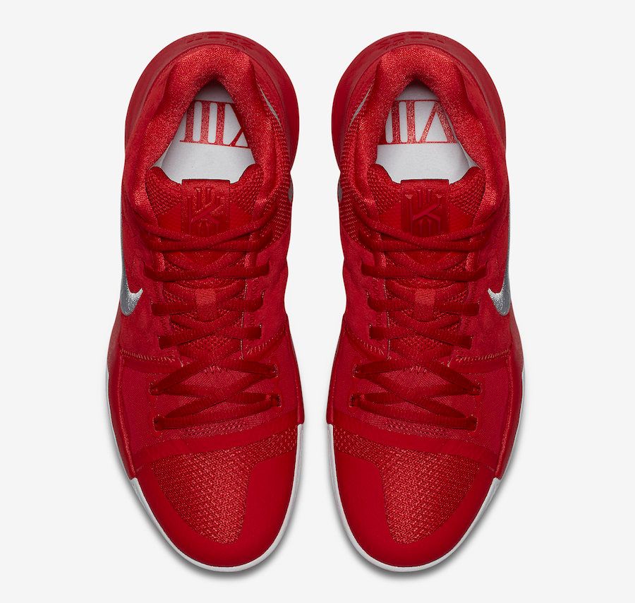 Nike kyrie 3 red suede best sale