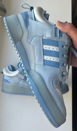 bad bunny adidas forum low blue release date