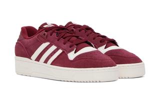 adidas rivalry low suede pack burgundy 2