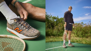 Tommy Paul x New Balance CT-Rally v2 "Outdoor Court" official look.