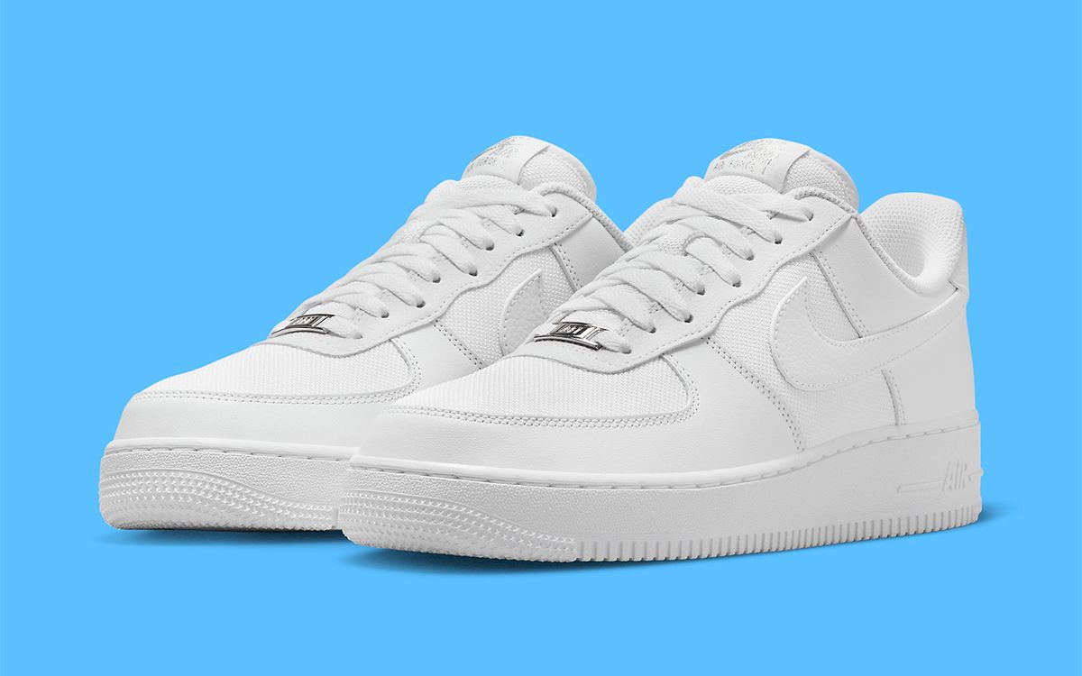 Nike Puts a Multi-Material Twist on the Triple White Air Force 1