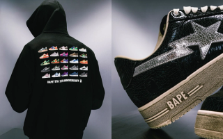 Campaign shots for the BAPE STA™ 25th collection. Photos via A BATHING APE®︎.