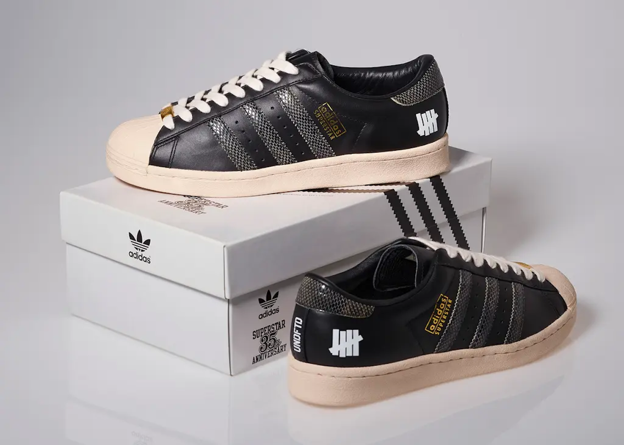 UNDEFEATED x adidas Superstar Vintage "35th Anniversary." Photo via The Face.
