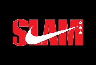 SLAM x Nike logo lockup.
