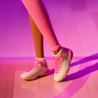 Angel Reese x Barbie Doll Wearing Barbie Reebok Shoes. Photo via Mattel Inc.