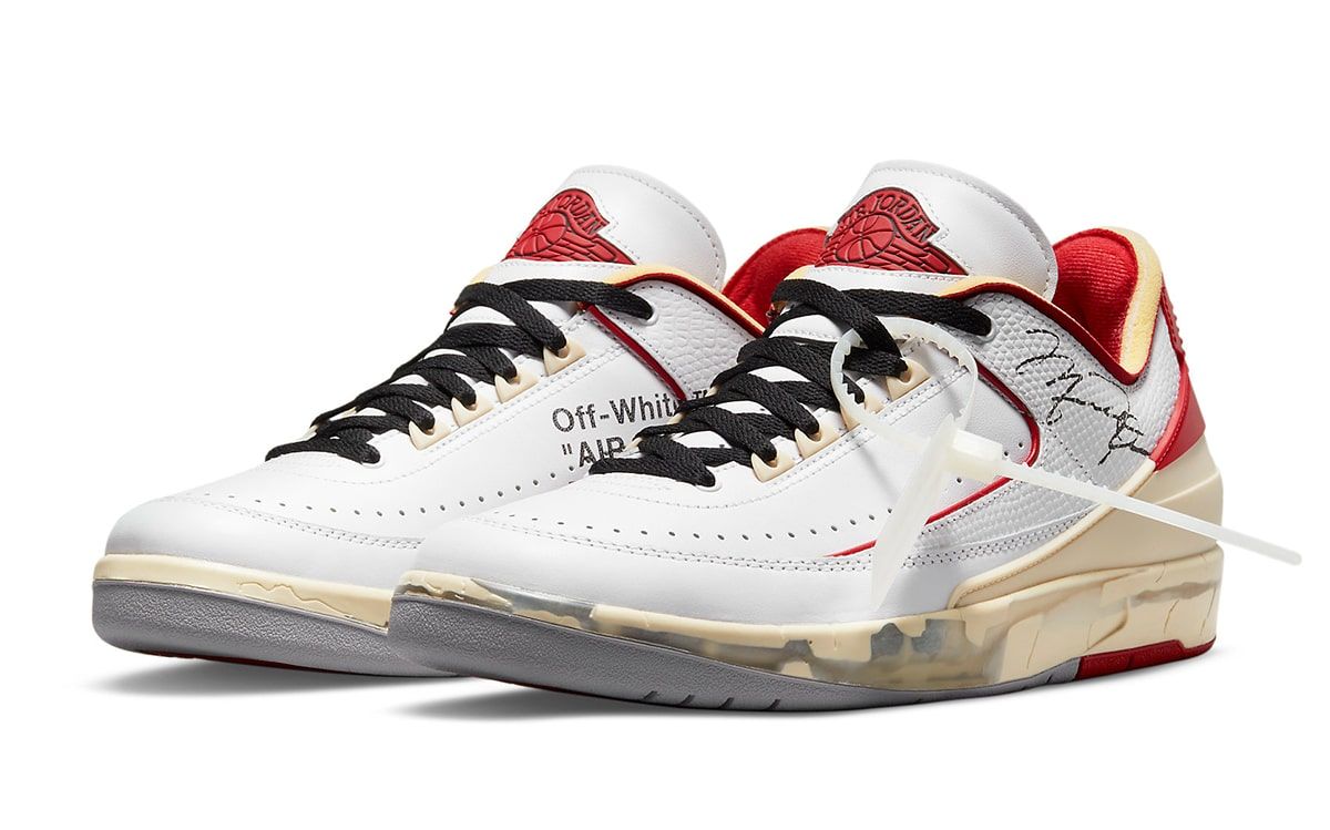 Where to Buy the OFF-WHITE x Air Jordan 2 Low “White/Varsity Red 