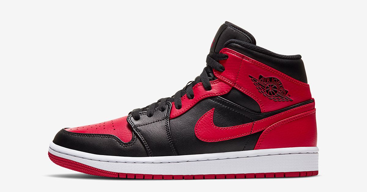 Official Looks! Air Jordan 1 Mid “Bred” | House of Heat°