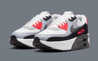 The nike sneaker Air Max 90 LV8 "Infrared" is Available Now