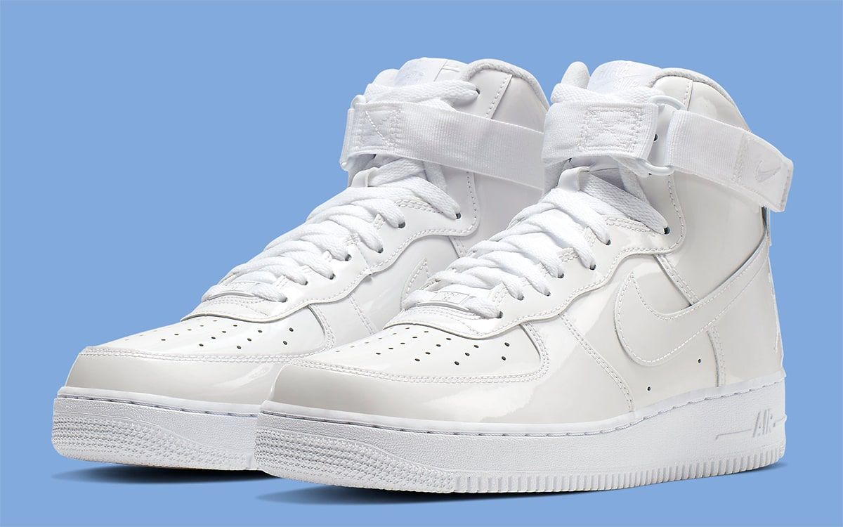 The Nike Air Force 1 “Sheed” to Arrive in All-White Patent Leather | House  of Heat°