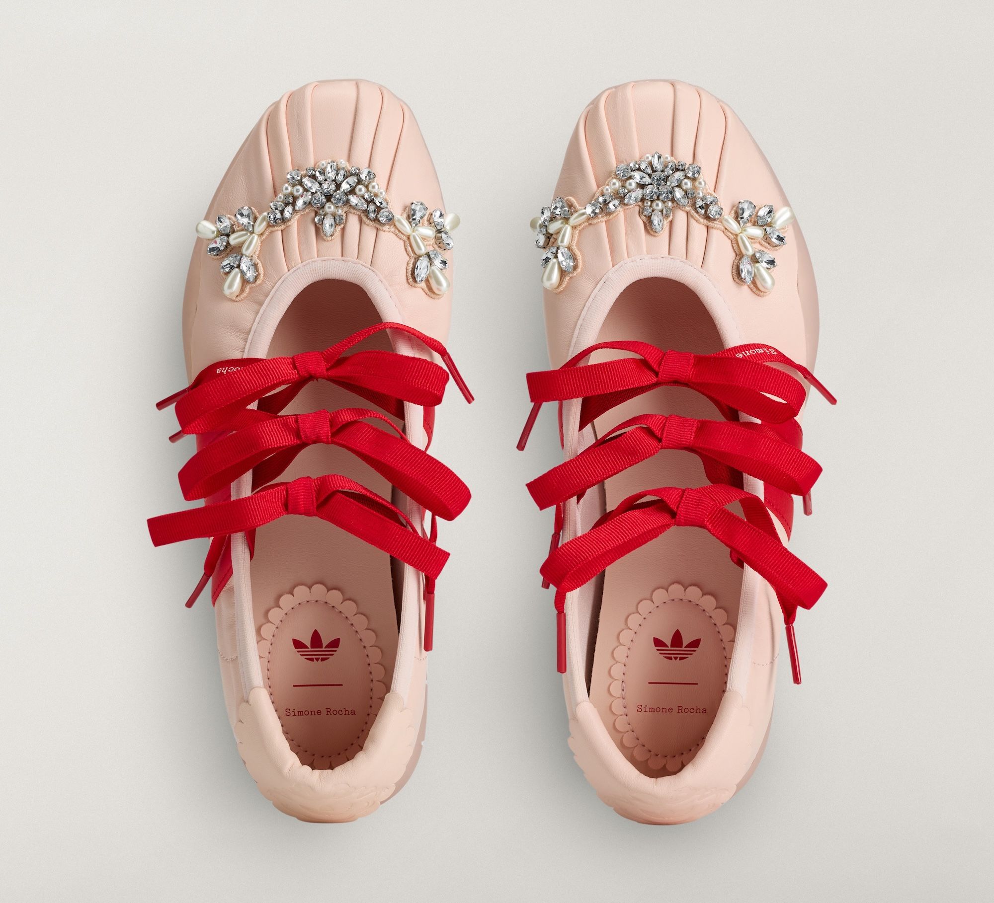 Simone Rocha x adidas Japan Slip-On "Pink Tint" (SKU: KJ5249). Photo via adidas.