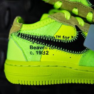 Off White Nike Air Force 1 Volt Toddler Release Date 4 min