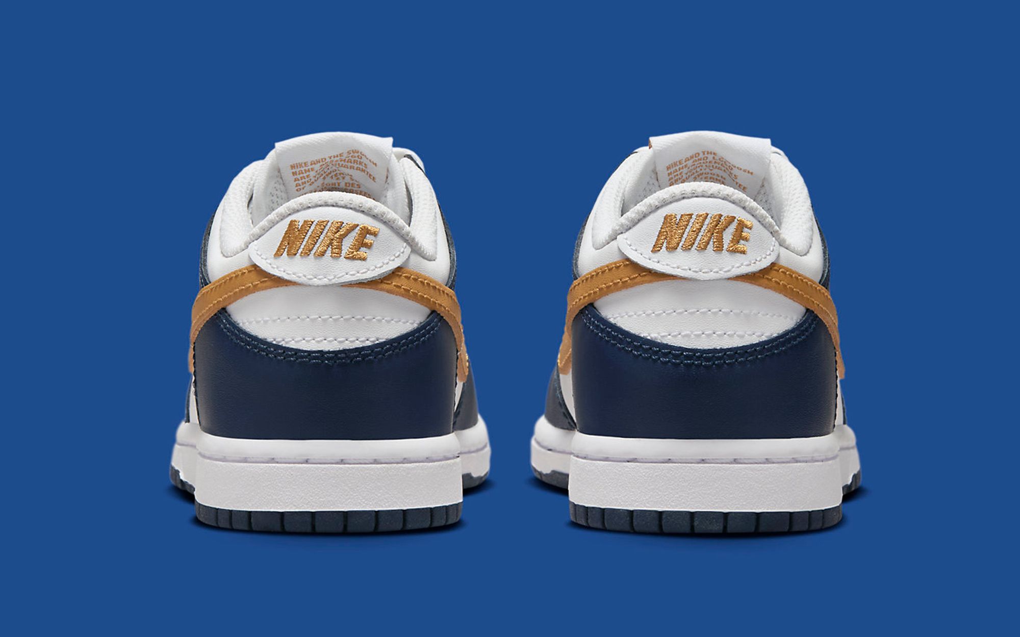 The Nike Dunk Low Appears In Midnight Navy And Wheat | House of Heat°