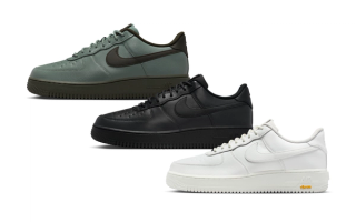Three pairs of the Nike Air Force 1 Low GORE-TEX Vibram sneaker.
