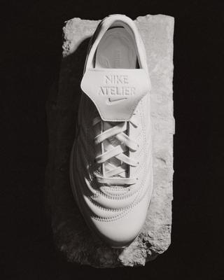 Nike Atelier Merc Premium in a white & blue color scheme. Photo via Nike.