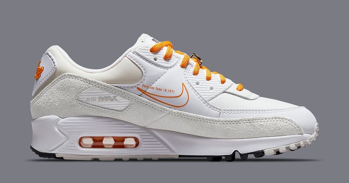 Nike Air Max 90 “First Use” Appears in White and Orange | House of Heat°