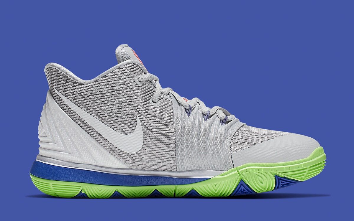 Kyrie 5 store grey and green