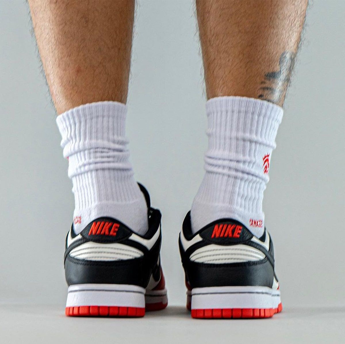 NBA x Nike Dunk Low EMB Knicks On-Foot Look