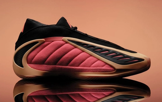 "With Love" debut colorway of the Adidas Anthony Edwards 2 basketball shoe.