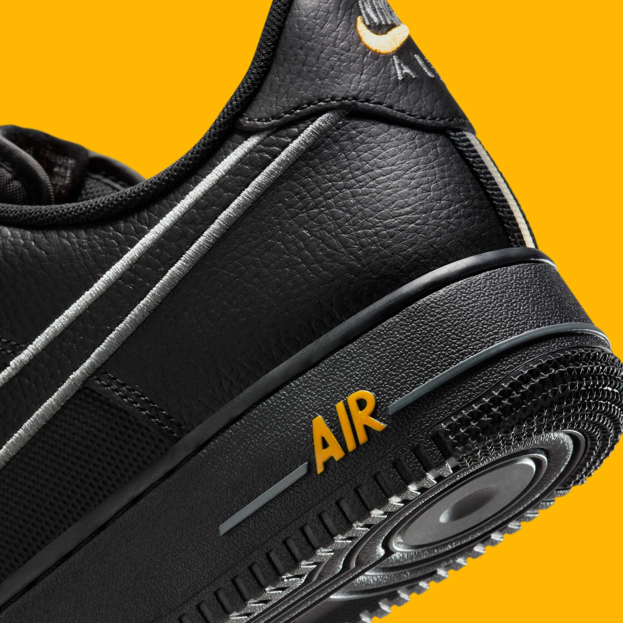 NIB Men Nike Air Force 1 Low Black Laser Orange  IB7677-001 Air Force 1 Low  main image 2