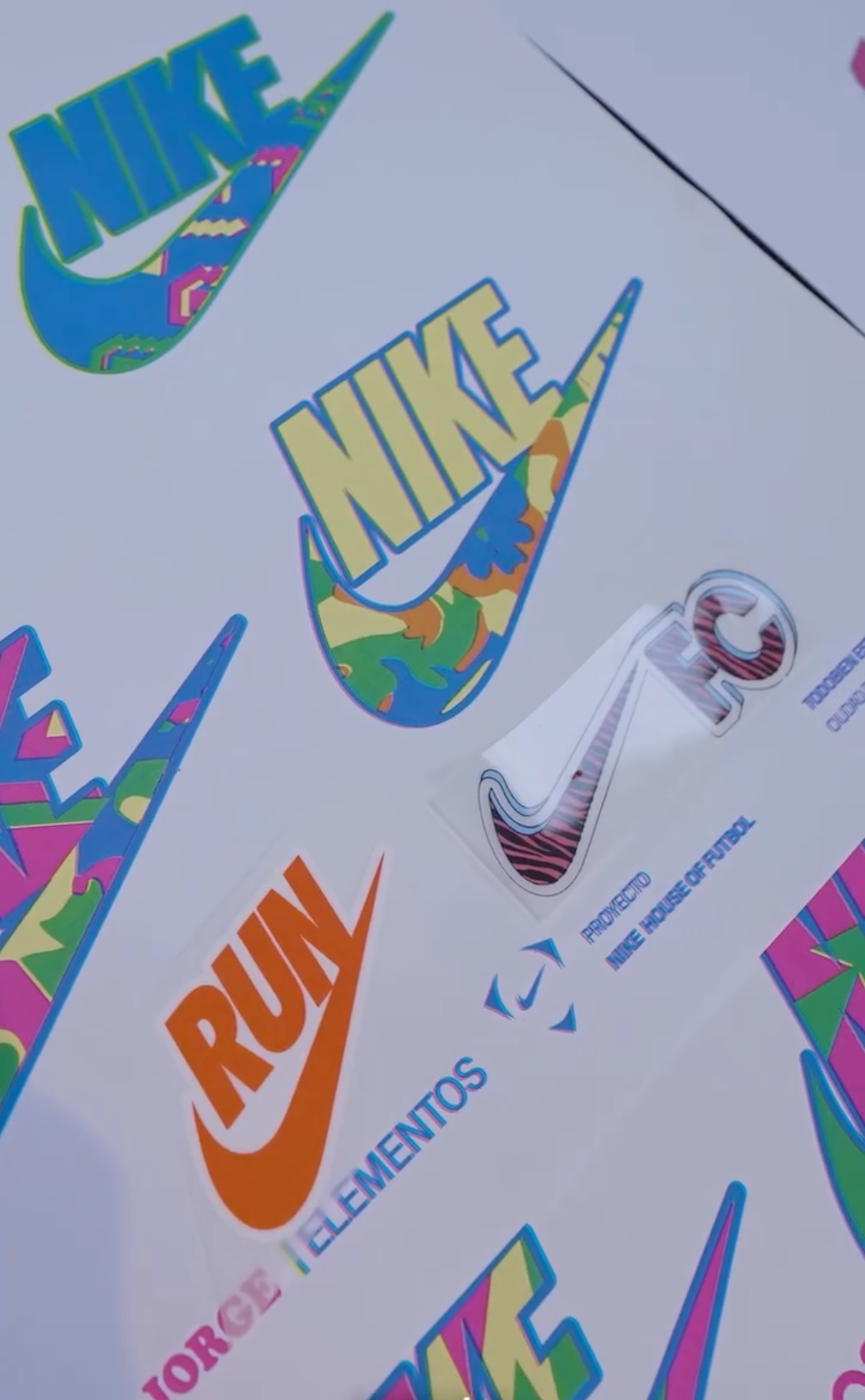 Campos x Jorge Graphics by Nike. Screenshot via Jorge Campos.