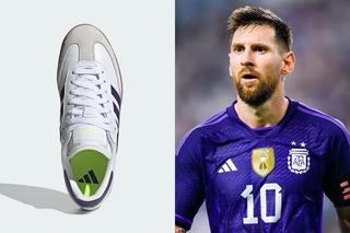 lionel messi adidas samba white purple ih8161