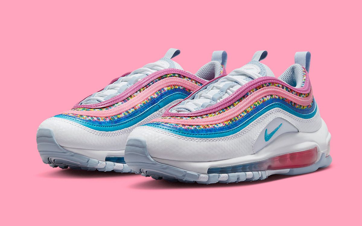 air max 97 pastel pink blue yellow