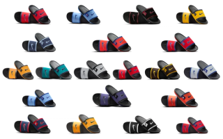 MLB's collection of Offcourt slides with Nike.