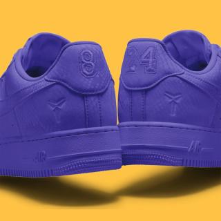 Detailed Looks at Kobe Bryant's "Court Purple" Nike Air Force 1