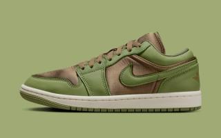 Available Now // Air Jordan first 1 Low "Olive Satin"
