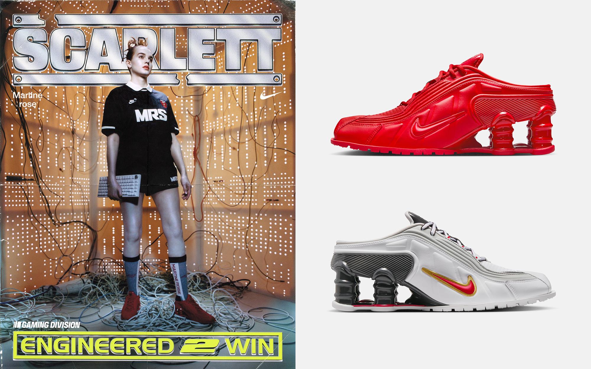 Martine Rose's Gaming-Inspired Nike Shox MR4 Collection Releases